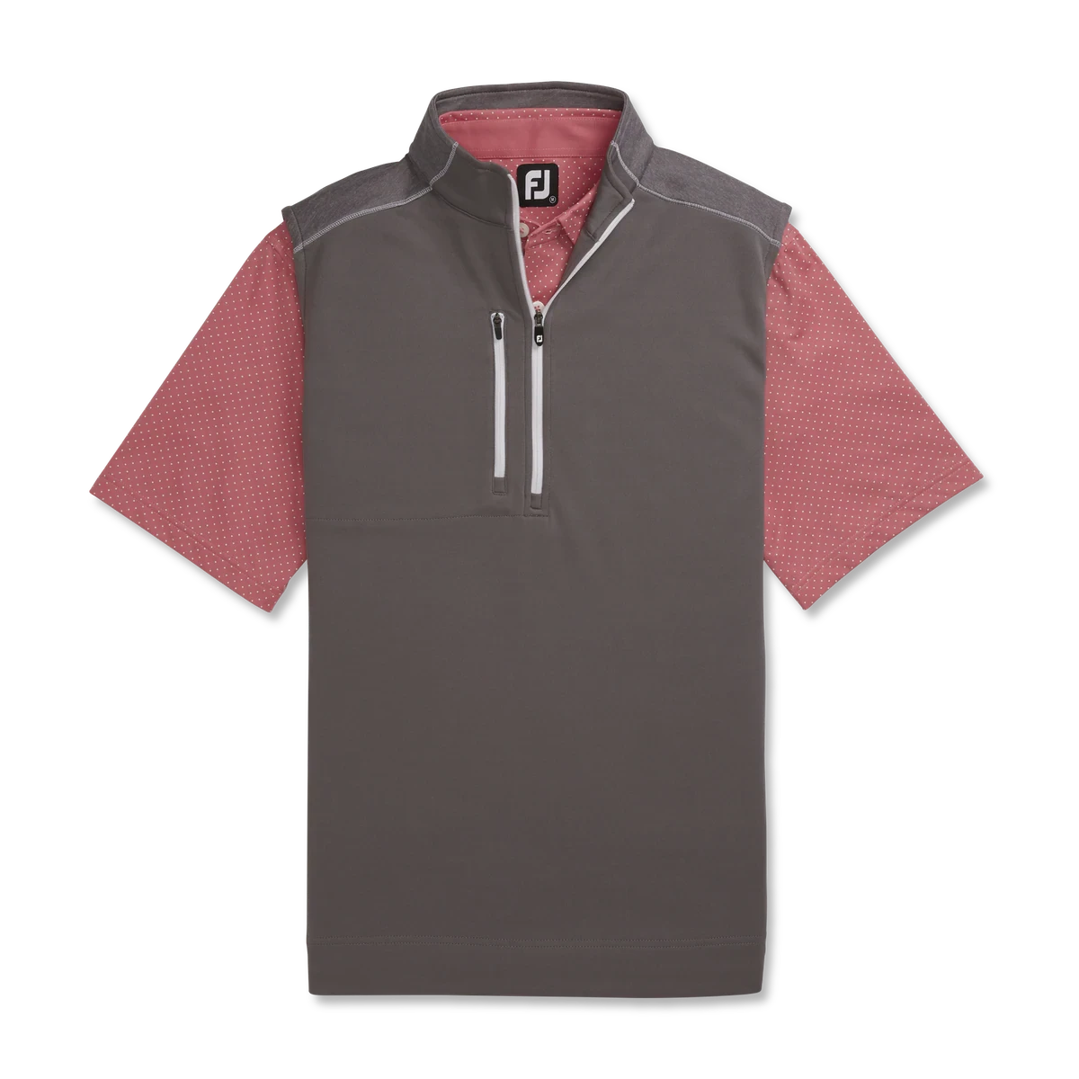 FootJoy 1/4 ZIP HEATHER BLOCKED VEST