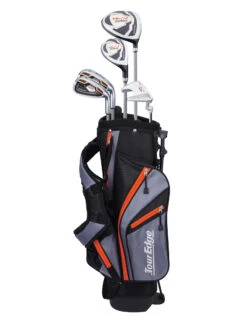 Tour Edge HL-J 5-8 ORANGE 5-CLUB SET W/BAG LEFT HAND