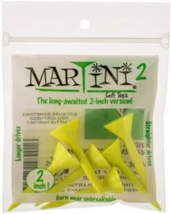 MARTINI TEE 5PK 2" YELLOW