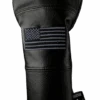 PREMIUM LEATHER DRIVER COVER USA BLACK