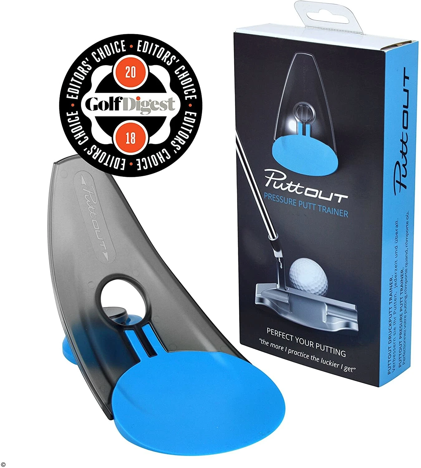 PUTT-OUT PRESSURE PUTT TRAINER - BLUE - Image 4