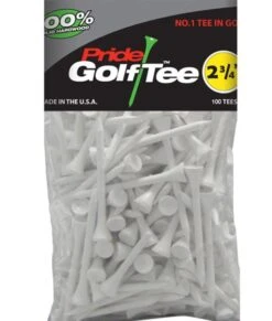 WOOD TEES 2 3/4'' 100 PACK WHITE